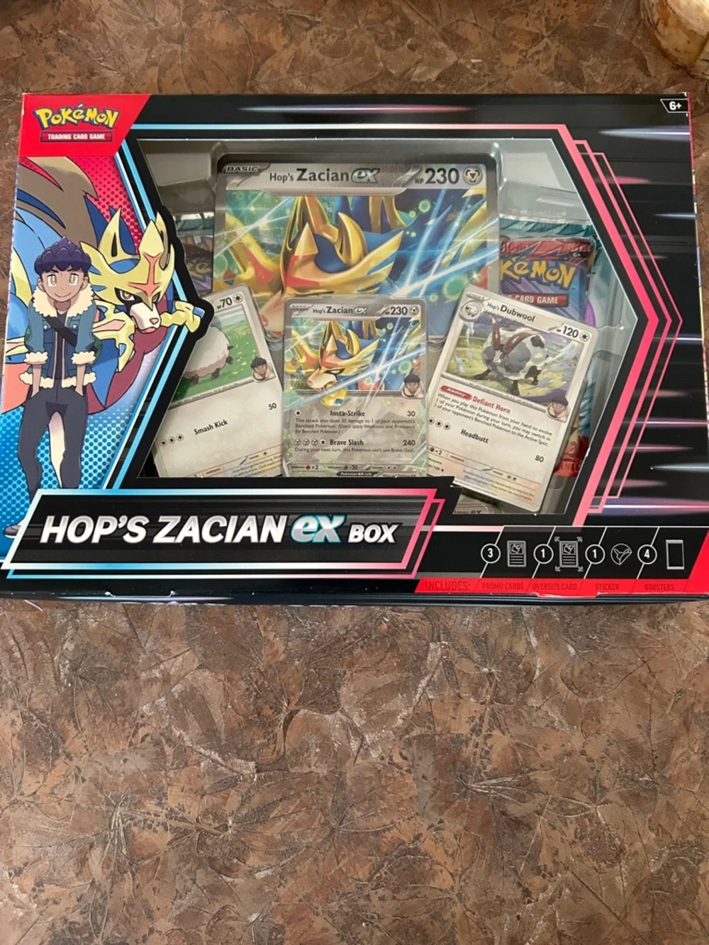 Pokémon Hop’s Zacian ex Box Trading Card Set Game